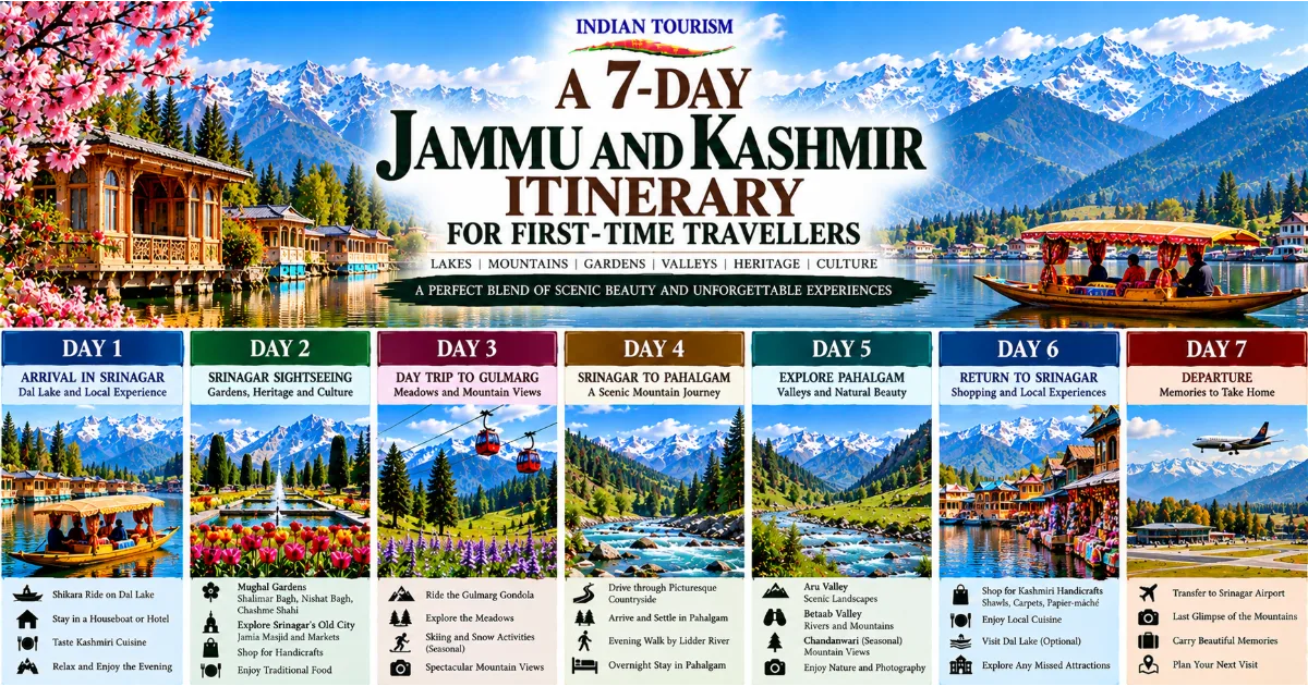 A 7-Day Jammu and Kashmir Itinerary for First-Time Travellers