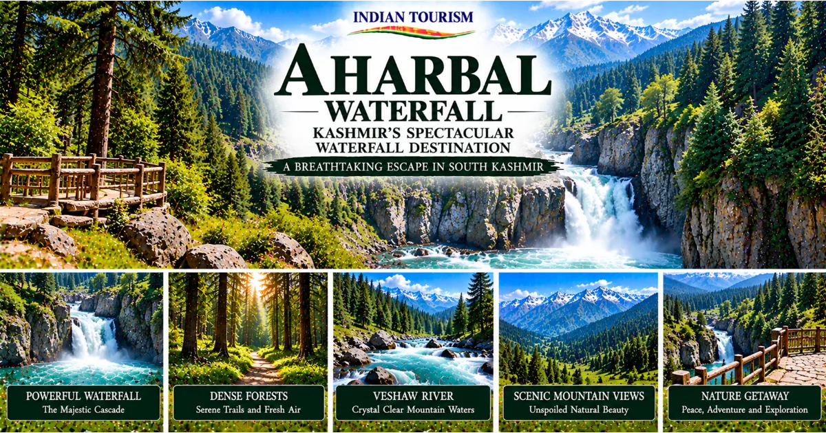 Aharbal Waterfall: Kashmir's Spectacular Waterfall Destination