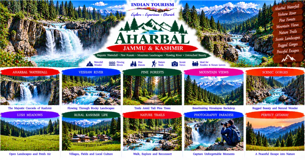 Aharbal Waterfall Tourism Guide: Discovering Kashmir’s Roaring Cascade, Forest Trails and Mountain Wilderness