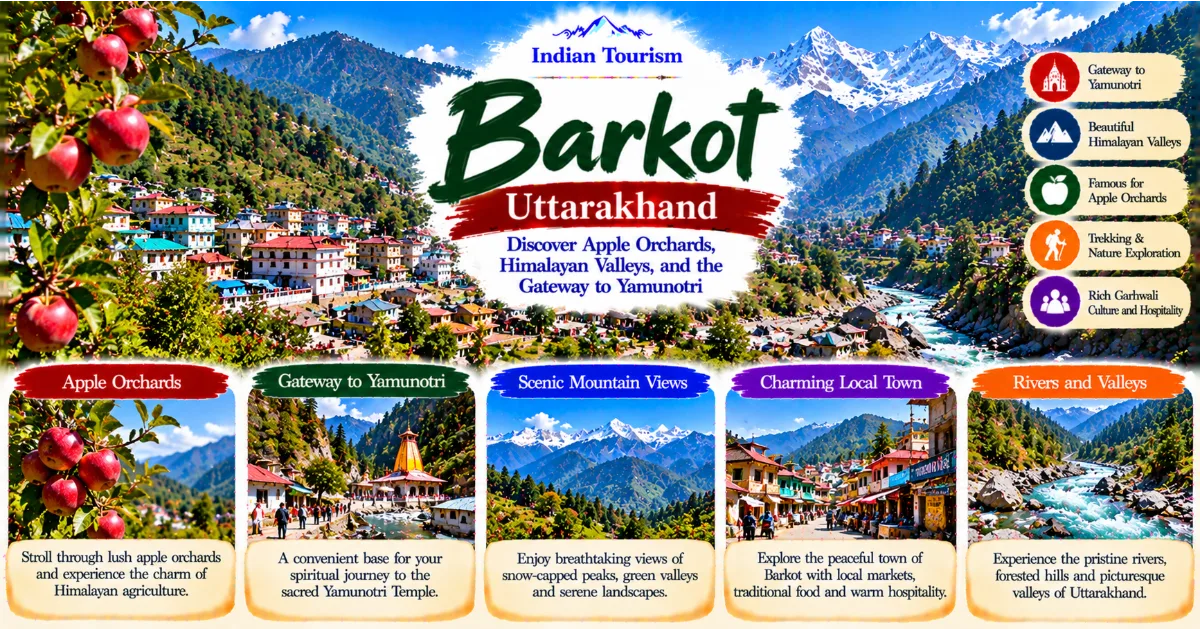 Barkot, Uttarakhand: Discover Apple Orchards, Himalayan Valleys, and the Gateway to Yamunotri