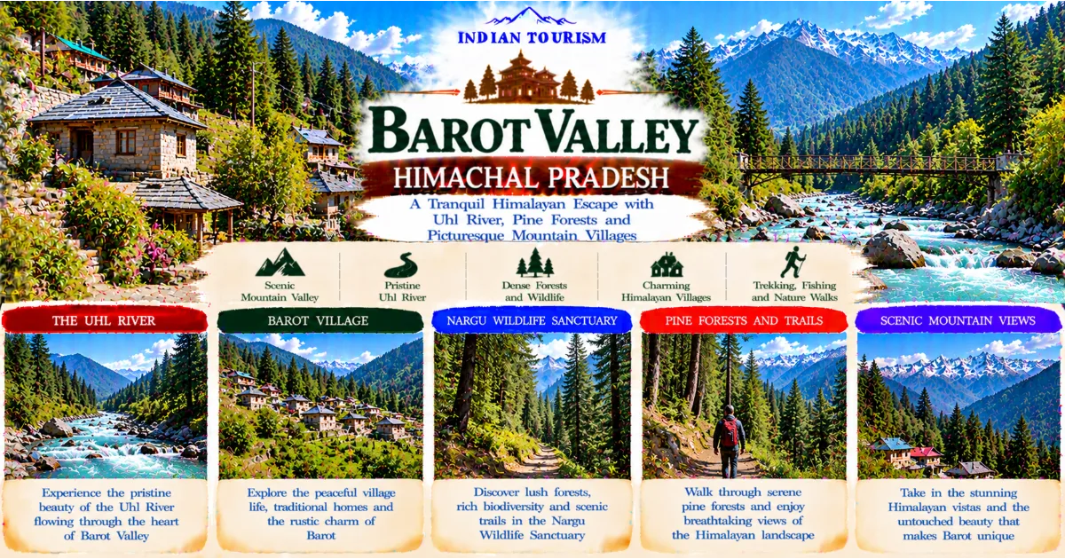 Barot Valley, Himachal Pradesh: A Complete Travel Guide to the Uhl River, Pine Forests, Mountain Villages and Peaceful Himalayan Escapes