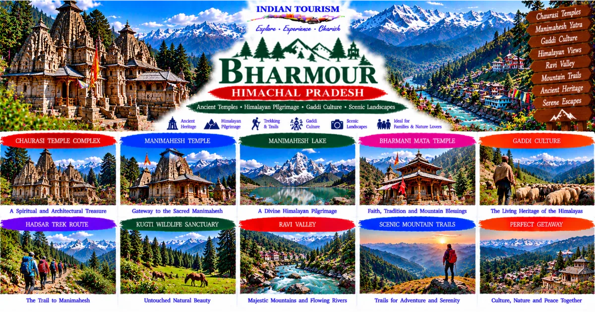 Bharmour Tourism Guide: Ancient Temples, Himalayan Pilgrimage, Gaddi Culture and the Spiritual Beauty of Himachal Pradesh