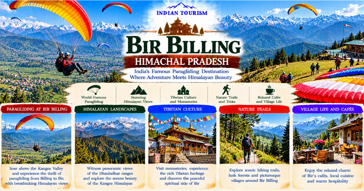Bir Billing, Himachal Pradesh: A Complete Travel Guide to India's Famous Paragliding Destination