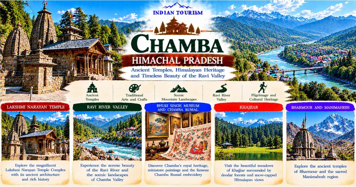 Chamba, Himachal Pradesh: Discover the Ancient Temples, Himalayan Heritage and Timeless Beauty of the Ravi Valley