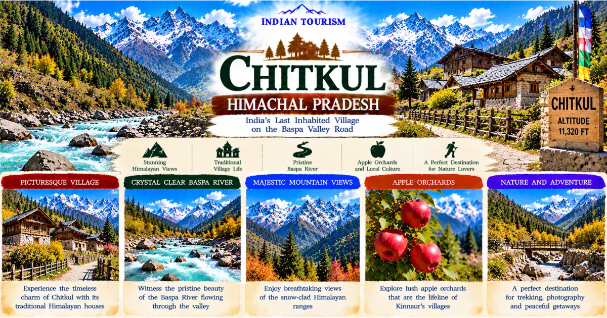 Chitkul Village, Himachal Pradesh: Discovering the Himalayan Beauty of India's Last Inhabited Village on the Baspa Valley Road