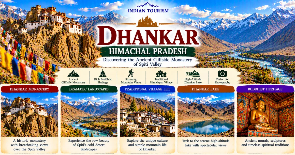 Dhankar, Himachal Pradesh: Discovering the Ancient Cliffside Monastery of Spiti Valley