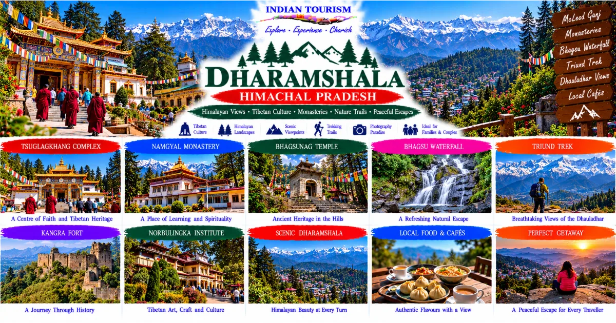 Dharamshala Tourism Guide: Himalayan Mountains, Tibetan Culture, Monasteries and Scenic Experiences