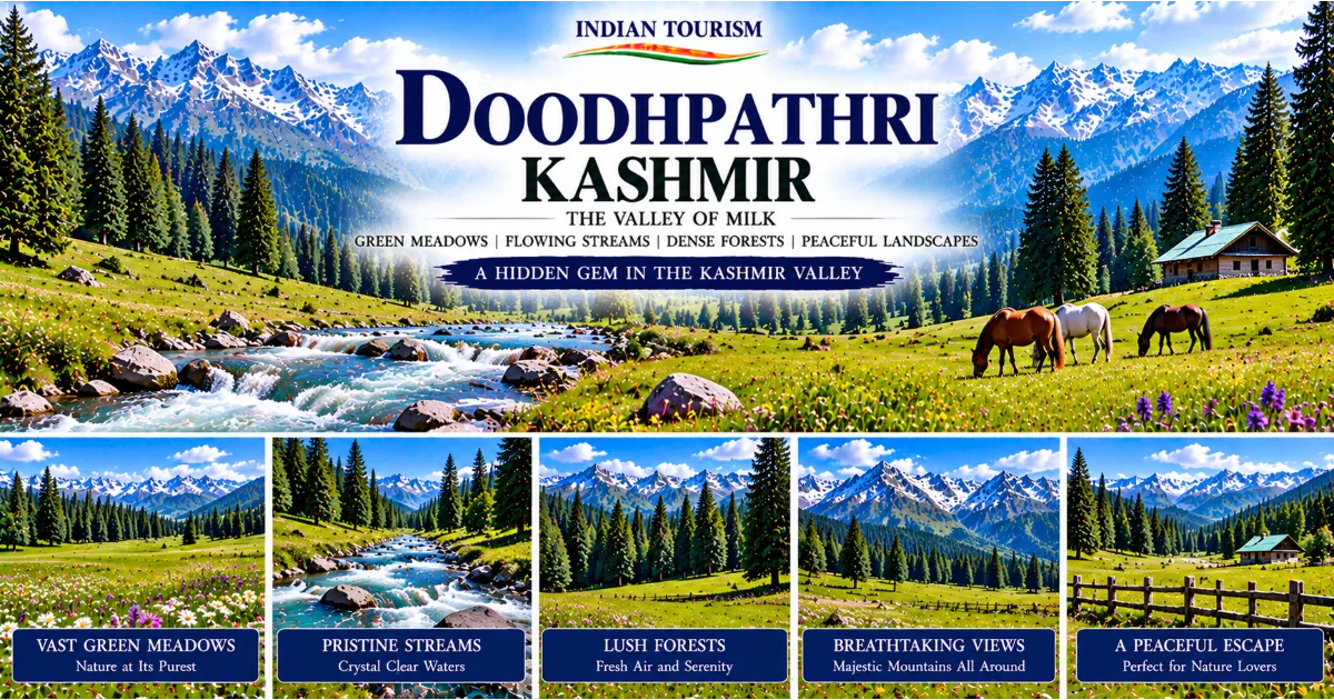 Doodhpathri, Kashmir: Exploring the Valley of Milk, Green Meadows and Peaceful Mountain Landscapes