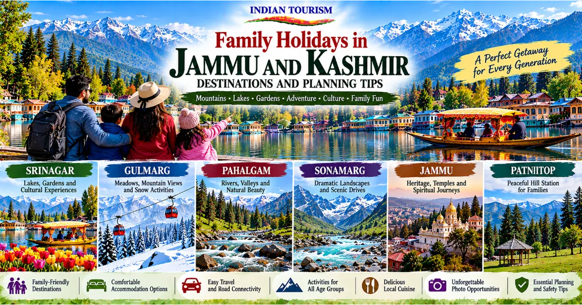 Family Holidays in Jammu and Kashmir: Destinations and Planning Tips