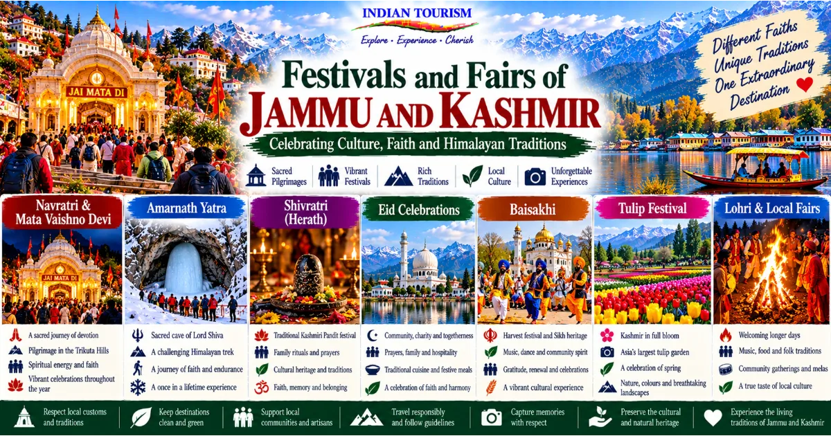 Festivals and Fairs of Jammu and Kashmir: Celebrating Culture, Faith and Himalayan Traditions
