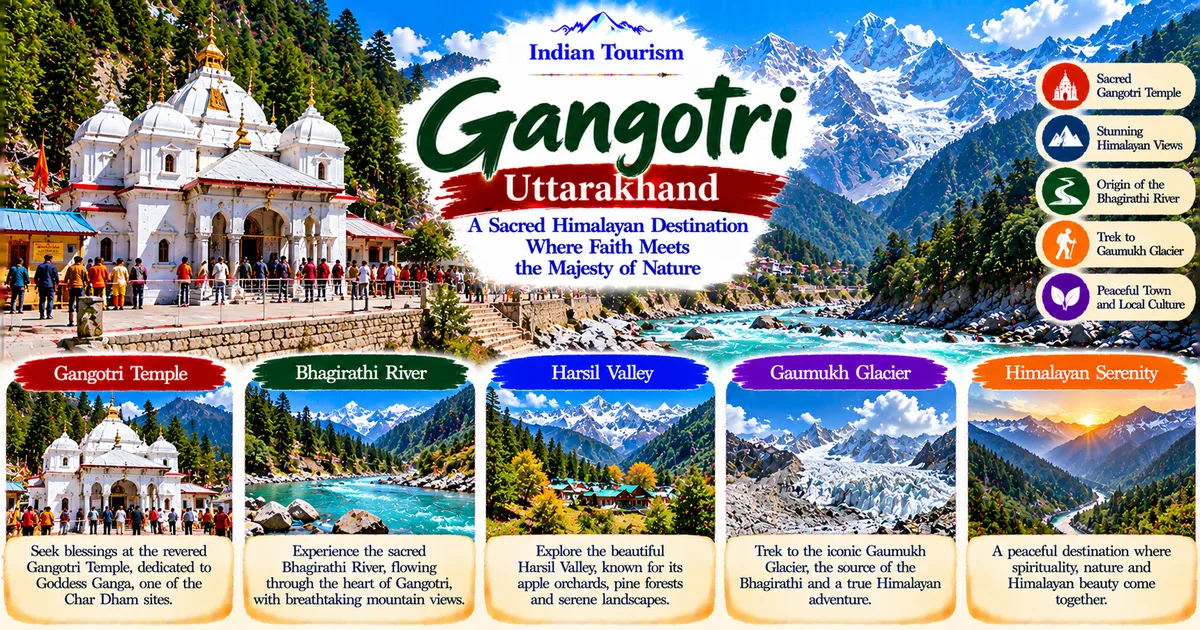 Gangotri, Uttarakhand: A Sacred Himalayan Destination Where Faith Meets the Majesty of Nature