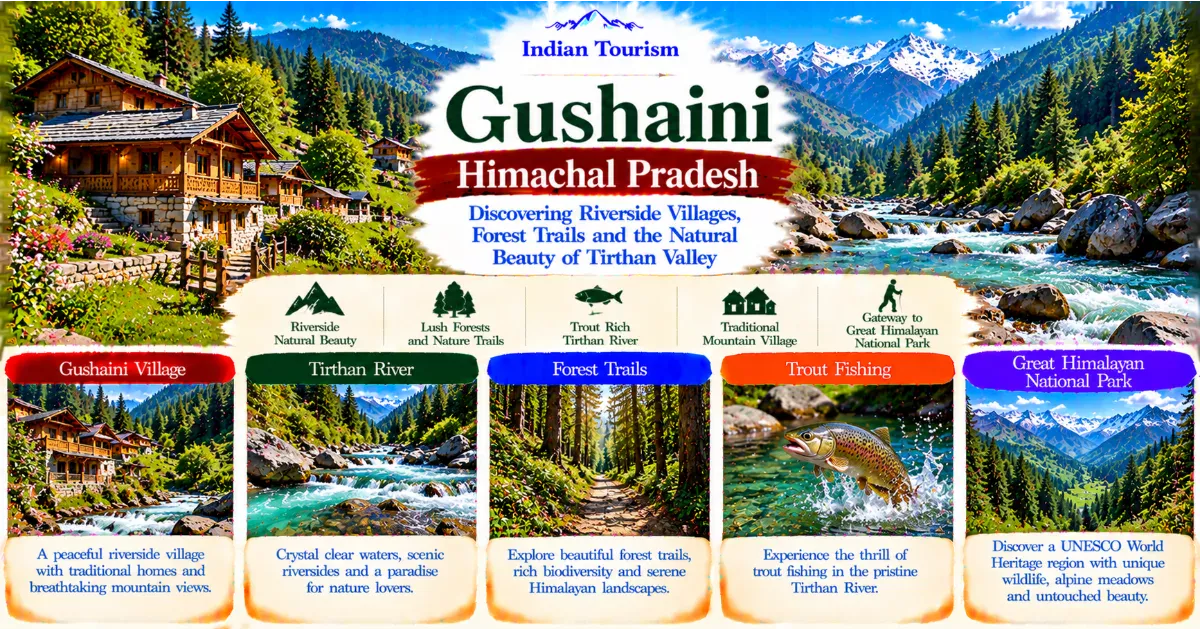 Gushaini, Himachal Pradesh: Discovering Riverside Villages, Forest Trails and the Natural Beauty of Tirthan Valley