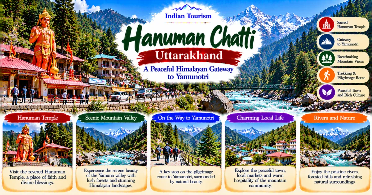 Hanuman Chatti, Uttarakhand: A Peaceful Himalayan Gateway to Yamunotri