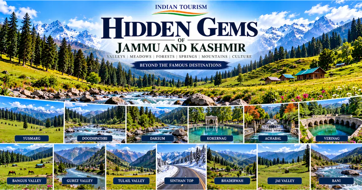 Hidden Gems of Jammu and Kashmir: Discover the Valleys, Meadows and Quiet Corners Beyond the Famous Destinations