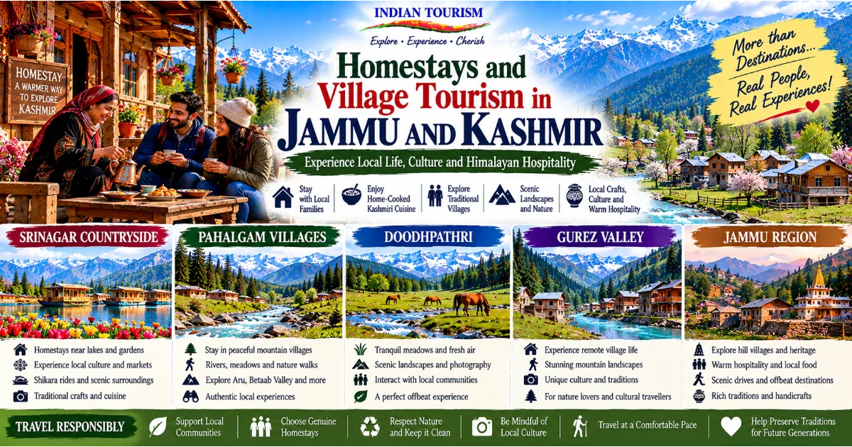 Homestays and Village Tourism in Jammu and Kashmir: Experience Local Life, Culture and Himalayan Hospitality