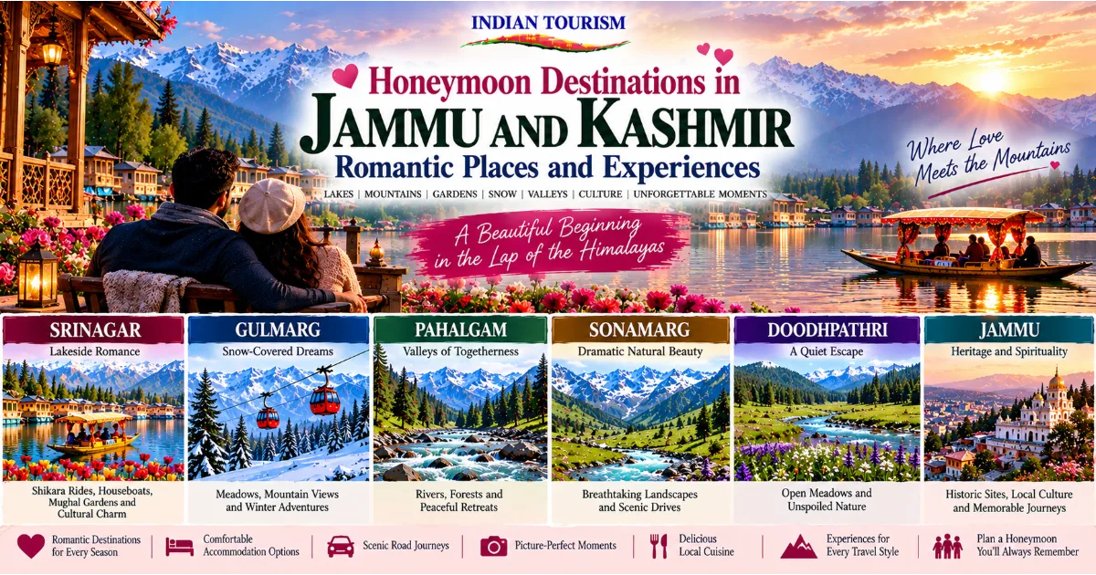 Honeymoon Destinations in Jammu and Kashmir: Romantic Places and Experiences
