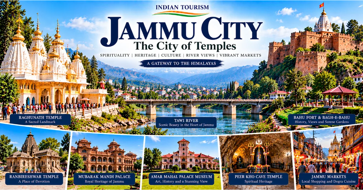 Jammu City Tourism: Discover the Temples, Royal Heritage and Cultural Heart of Jammu