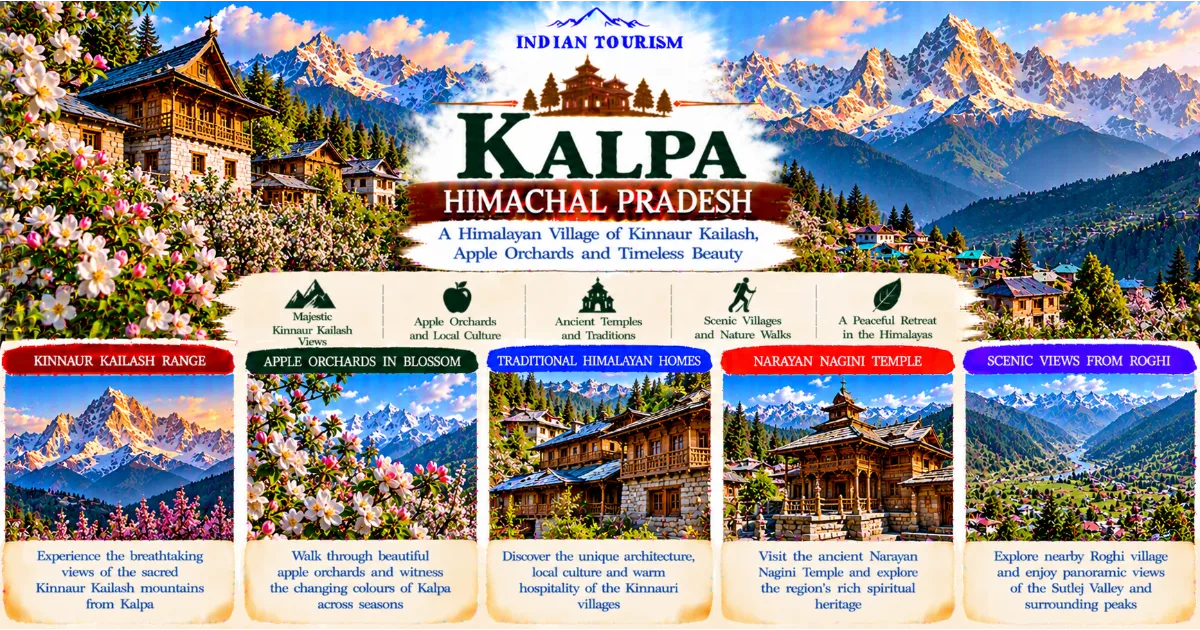 Kalpa, Himachal Pradesh: A Complete Travel Guide to the Sacred Kinnaur Kailash Mountains, Apple Orchards and Himalayan Village Life