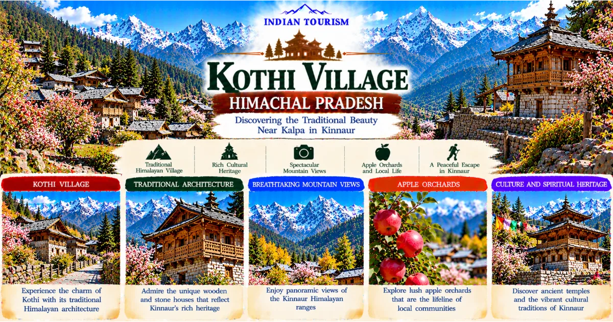 Kothi Village, Himachal Pradesh: Discovering the Traditional Beauty and Mountain Views Near Kalpa
