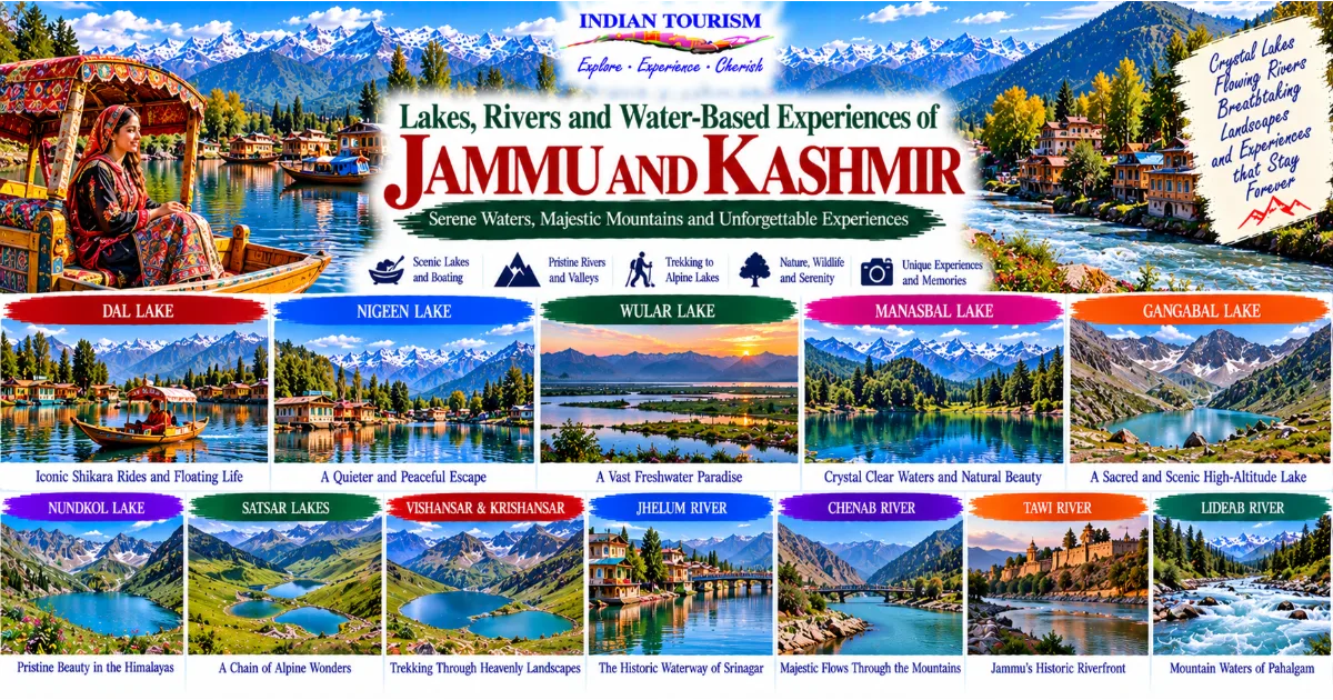 Lakes, Rivers and Water-Based Experiences in Jammu and Kashmir: Discovering the Serene Waters of the Himalayas