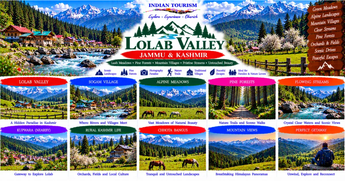 Lolab Valley Tourism Guide: Discovering Kashmir’s Hidden Paradise of Forests, Mountain Villages and Alpine Beauty