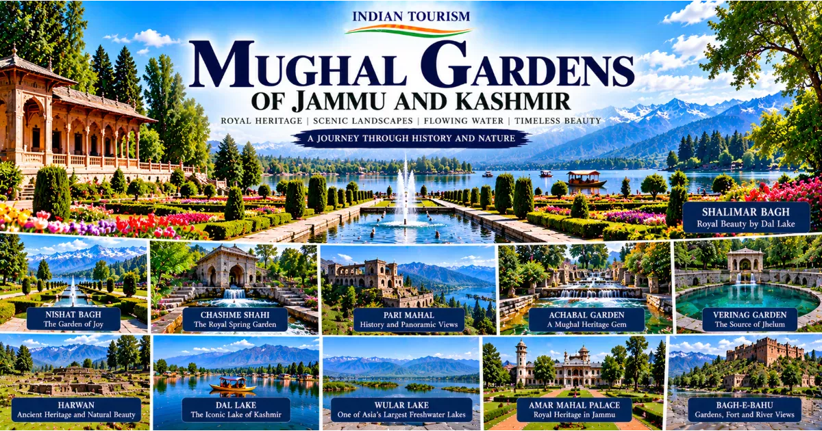 Mughal Gardens of Jammu and Kashmir: A Journey Through Royal Beauty, History and Himalayan Landscapes