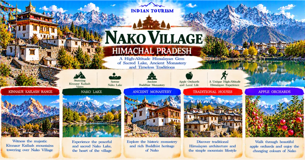 Nako Village, Himachal Pradesh: Explore the High-Altitude Himalayan Settlement, Sacred Lake and Ancient Monastery of Spiti