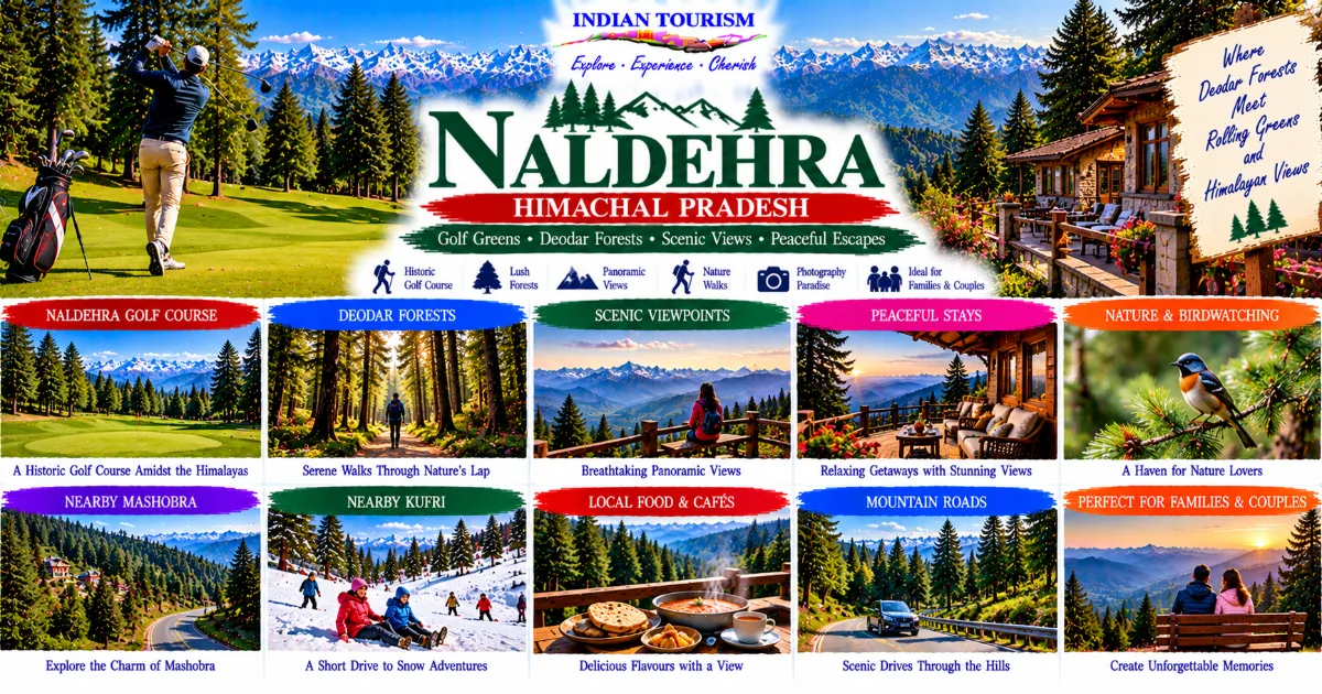 Naldehra Tourism Guide: Deodar Forests, Mountain Golf, Scenic Walks and Peaceful Himalayan Landscapes