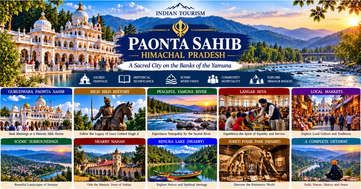 Paonta Sahib, Himachal Pradesh: Explore the Sacred Sikh City on the Banks of the Yamuna
