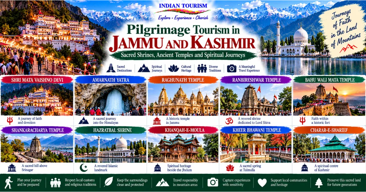 Pilgrimage Tourism in Jammu and Kashmir: Sacred Shrines, Ancient Temples and Spiritual Journeys