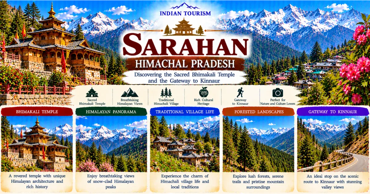 Sarahan, Himachal Pradesh: Discovering the Sacred Bhimakali Temple and the Gateway to Kinnaur