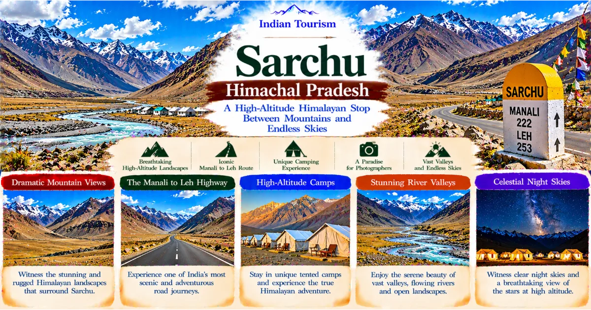 Sarchu, Himachal Pradesh: A High-Altitude Himalayan Stop Between Mountains and Endless Skies