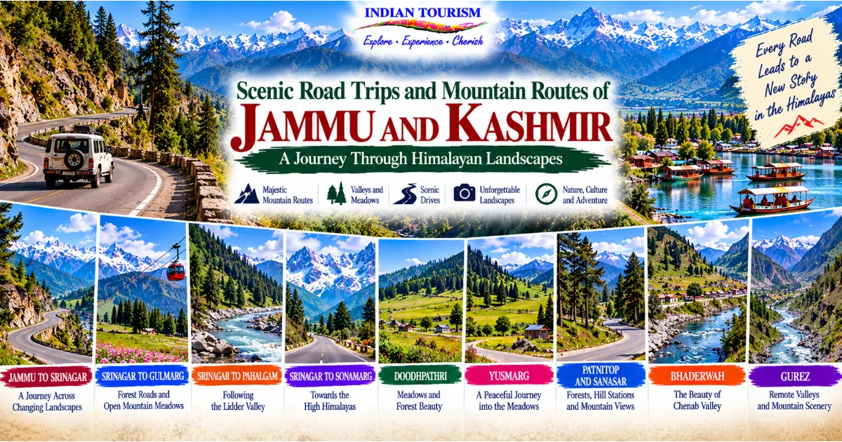 Scenic Road Trips and Mountain Routes of Jammu and Kashmir: A Journey Through Himalayan Landscapes