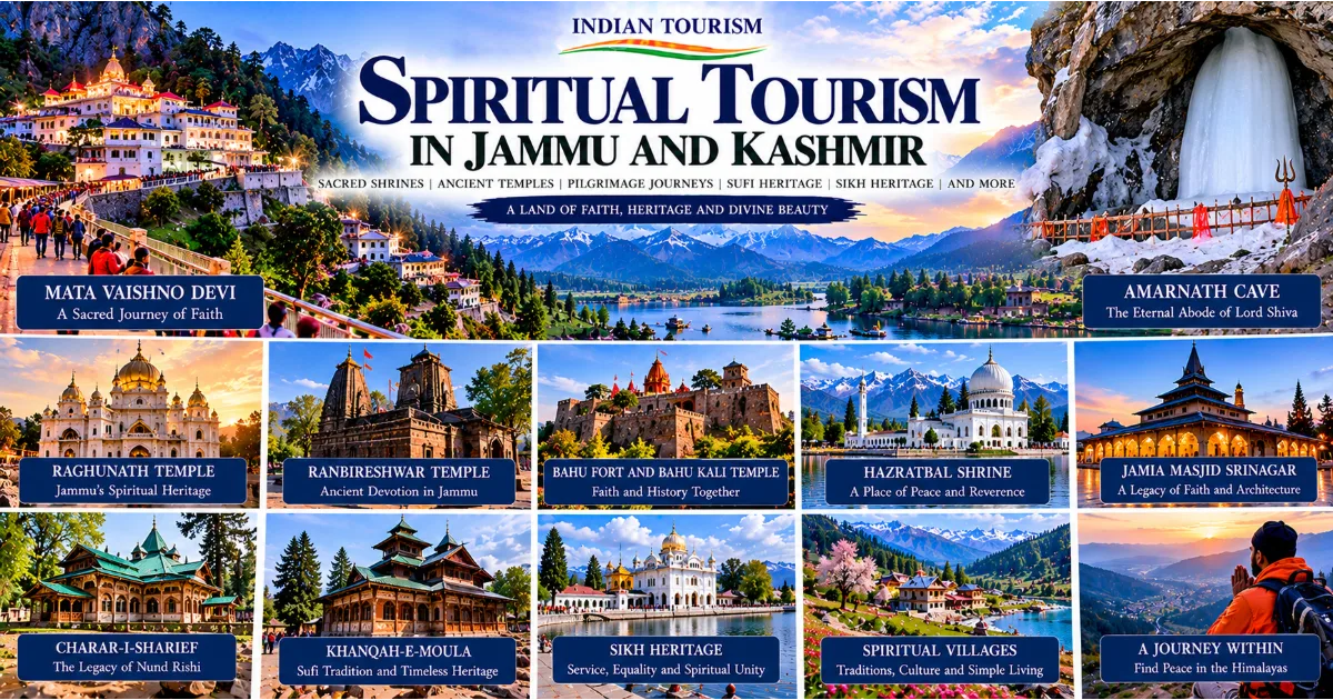 Spiritual Tourism in Jammu and Kashmir: Sacred Shrines, Ancient Temples and Pilgrimage Journeys