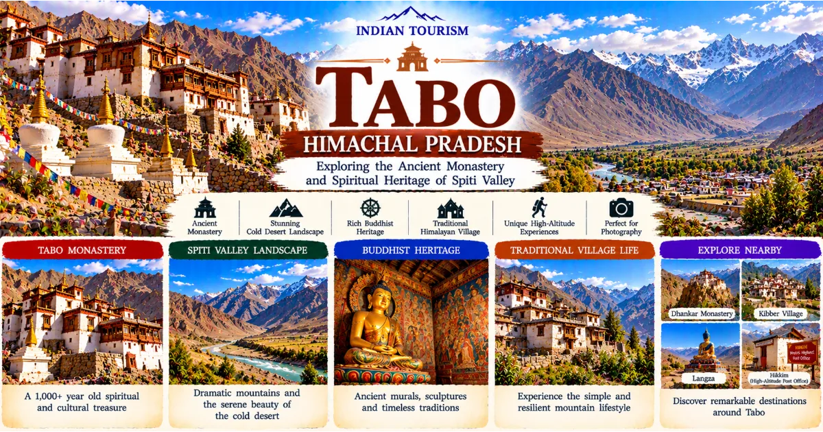 Tabo, Himachal Pradesh: Exploring the Ancient Monastery and Spiritual Heritage of Spiti Valley