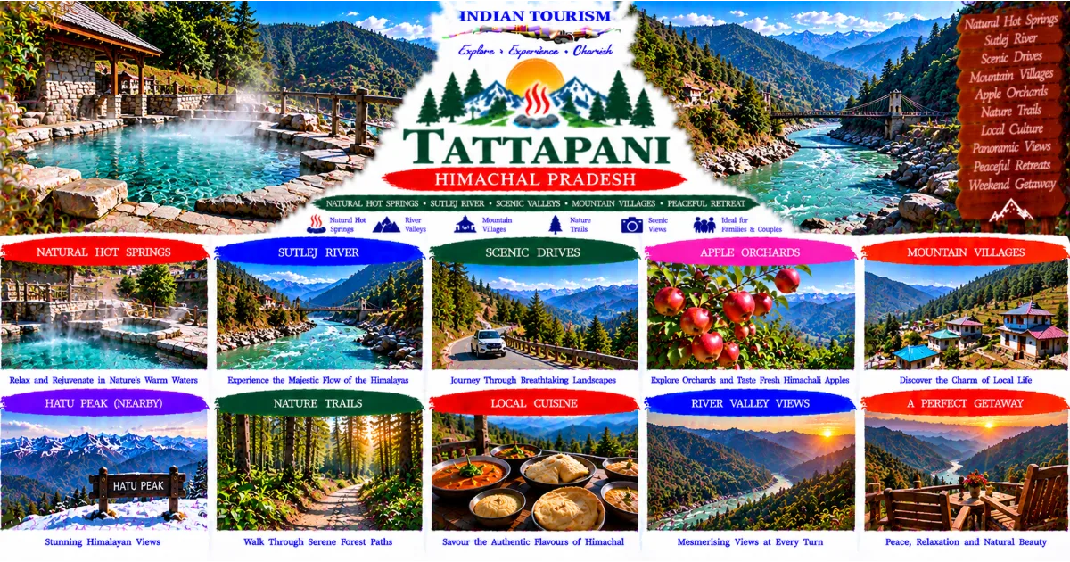 Tattapani Tourism Guide: Hot Springs, Riverside Landscapes and Peaceful Mountain Experiences in Himachal Pradesh