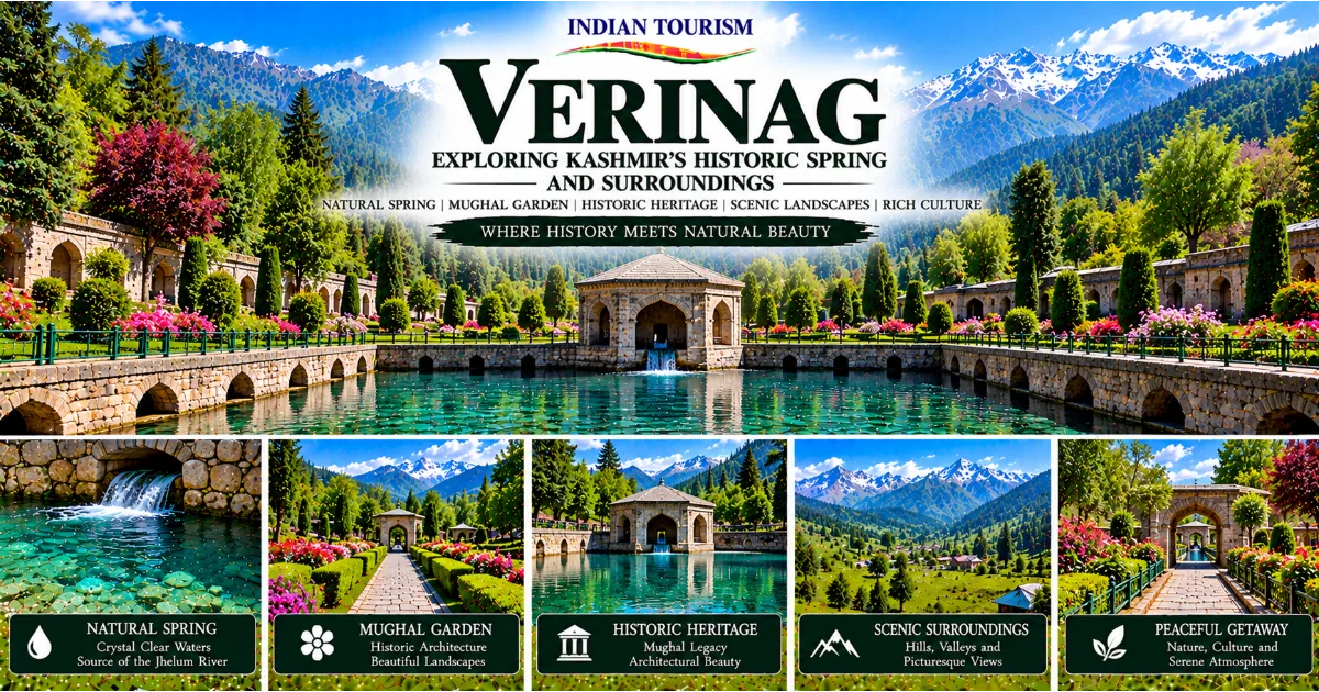 Verinag: Exploring Kashmir's Historic Spring and Surroundings