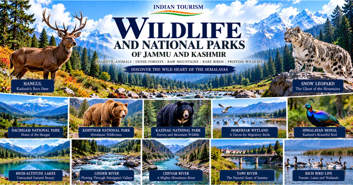 Wildlife and National Parks of Jammu and Kashmir: Discover the Wild Heart of the Himalayas