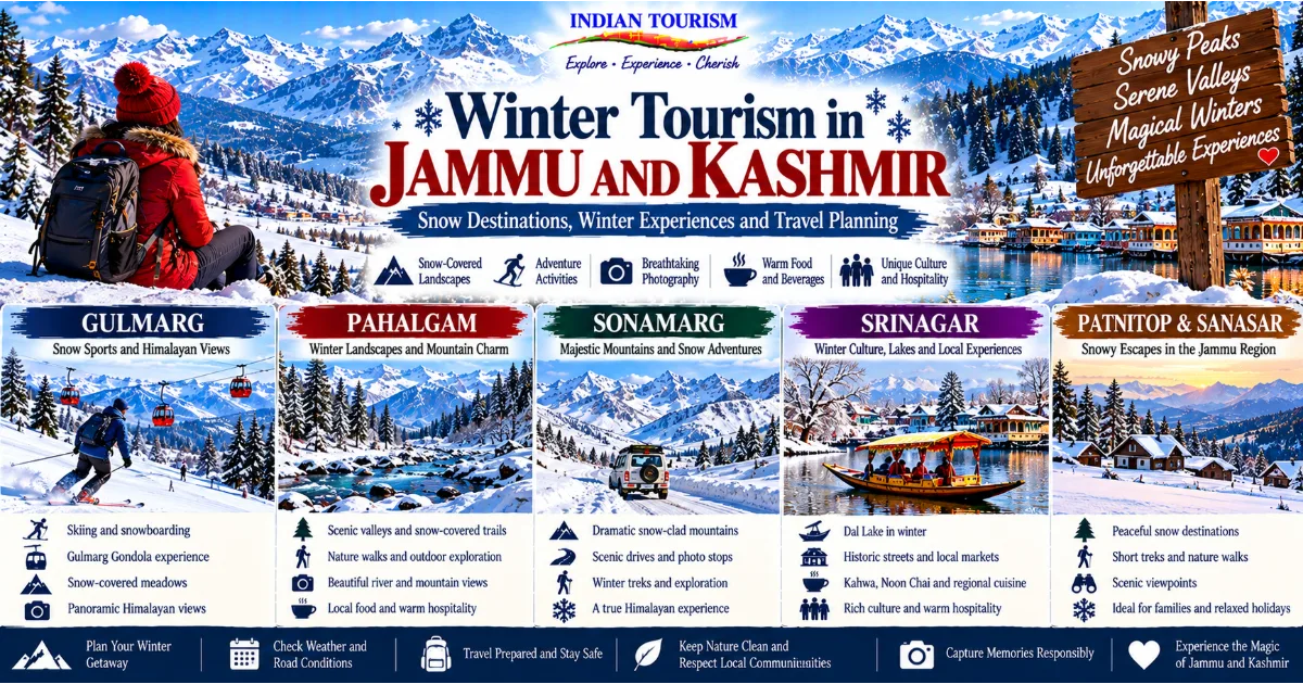 Winter Tourism in Jammu and Kashmir: Snow Destinations, Winter Experiences and Travel Planning