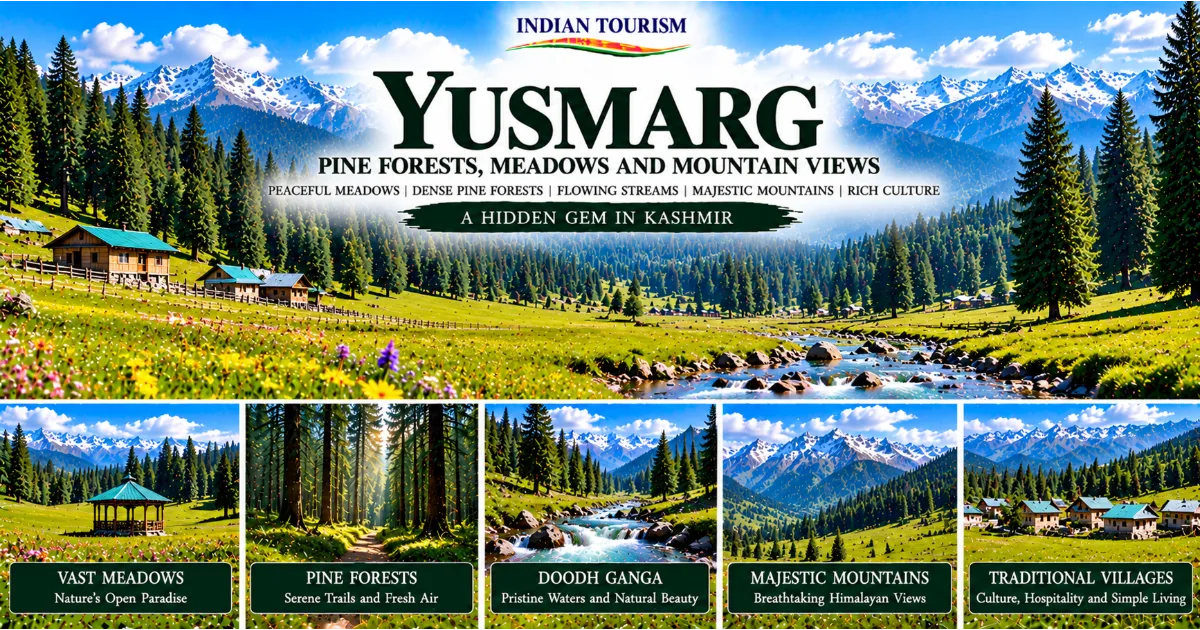 Yusmarg: Pine Forests, Meadows and Mountain Views