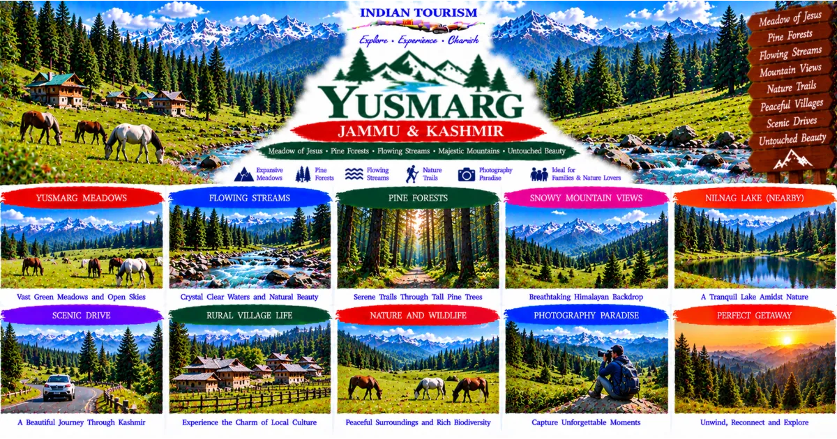 Yusmarg Tourism Guide: Discovering Kashmir’s Meadow of Jesus, Pine Forests and Untouched Mountain Beauty